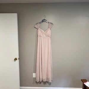 Elegant Pink Evening Gown